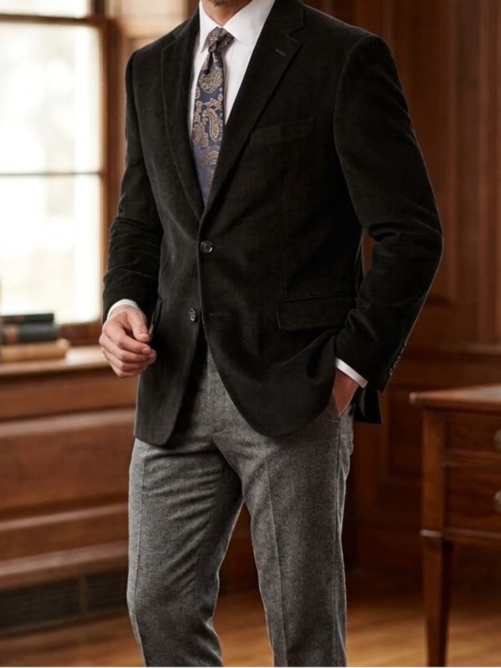 Stewart Sport Vintage Corduroy Blazer